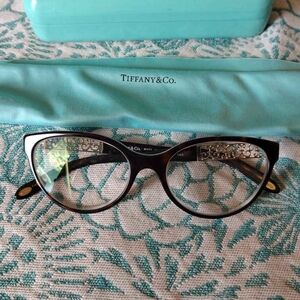 Tiffany & Co. Black Cat-Eye Glasses